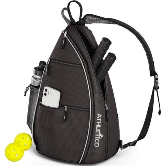 Sling Bag - Crossbody Backpack for Pickleball, Tennis, Racketball, and Travel - Picture 1 of 7